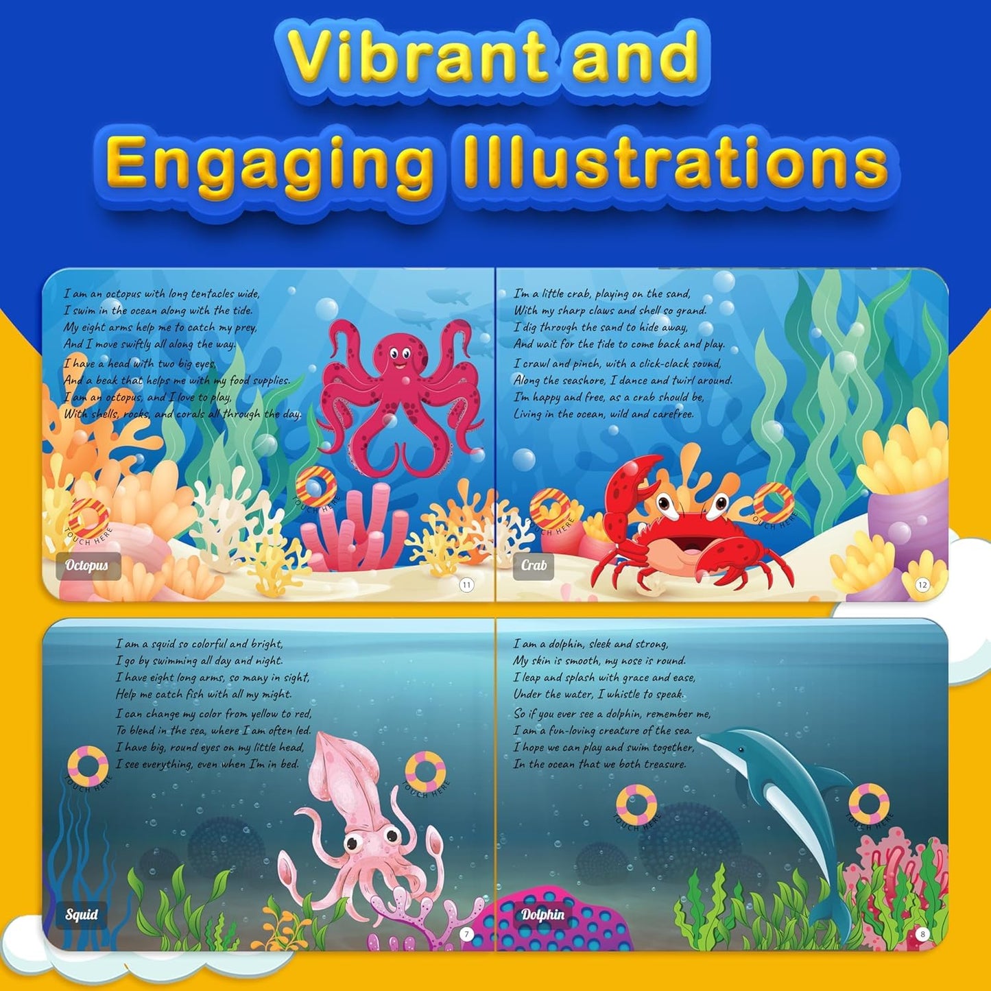 Kiddale ABC & 123 Intelligent Book for Kids| Interactive Musical Learning Sound Book |100% Human Audio- No Computerized Voice| Activities, Rhymes, Stories| 24 Pages| Best Gift for Ages 1-5+