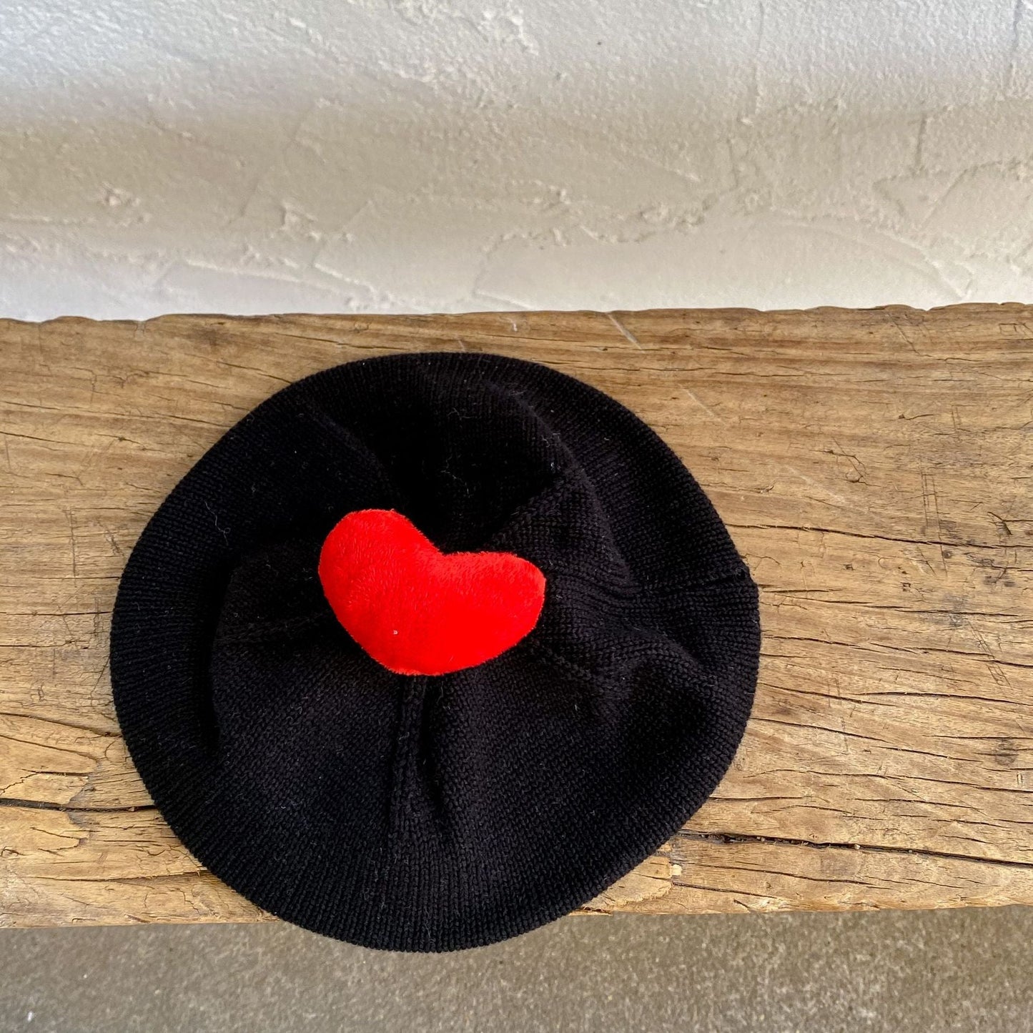 Baby Solid Color Heart Patched Design