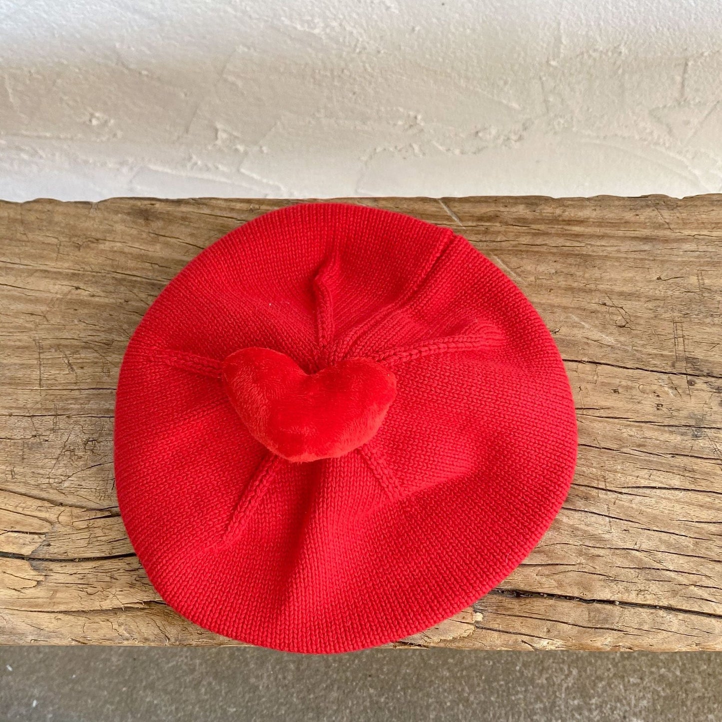 Baby Solid Color Heart Patched Design